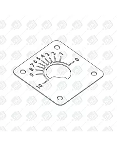 Pressure Gauge Plate - RTP 118