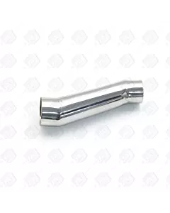 Image of the connecting pipe from the hopper to force feeder