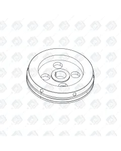 Electrical drive flywheel for the TDP 5 Desktop Tablet Press version 2
