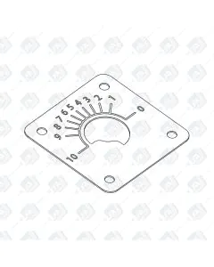 Pressure Gauge Plate - RTP 118