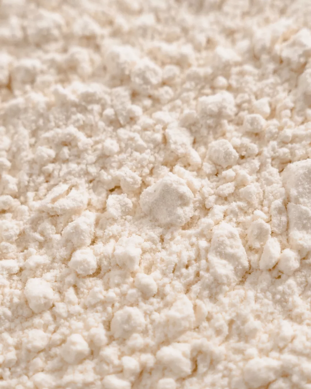 Granulated white powder.